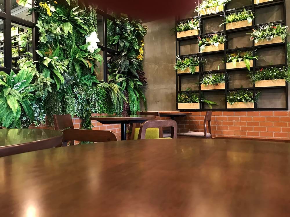 Rooftop, vertical and indoor gardens